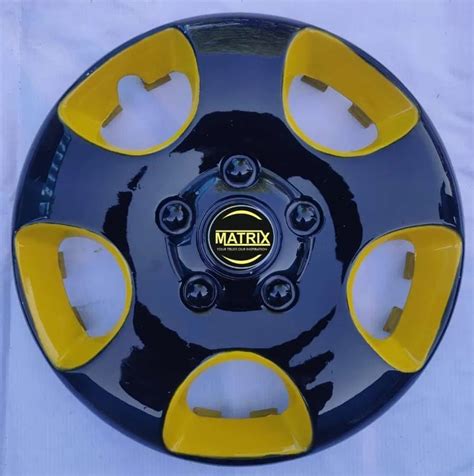 Yello Black Plastic Matrix Scorpio Wheel Cover Size Inch At Rs