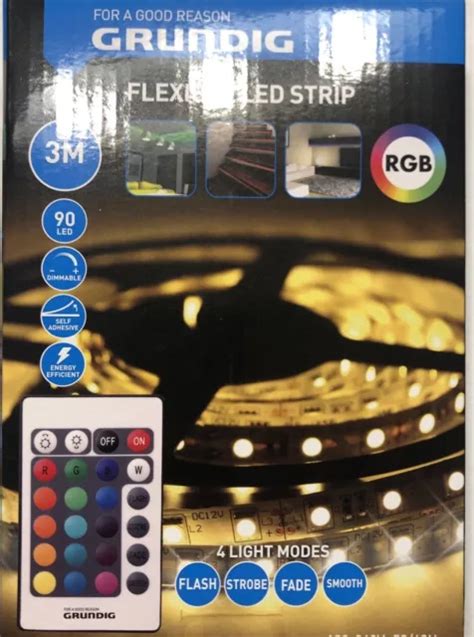 Grundig Flexible Led Strip Meter Rgb Led Selbstklebend Und Dimmbar