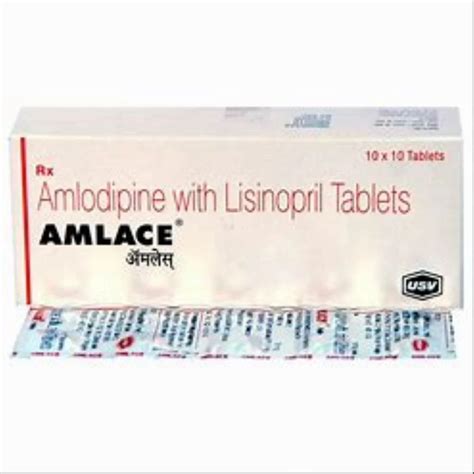 Amlodipine 5mg Lisinopril 5mg At Rs 100 Stripe Surat ID