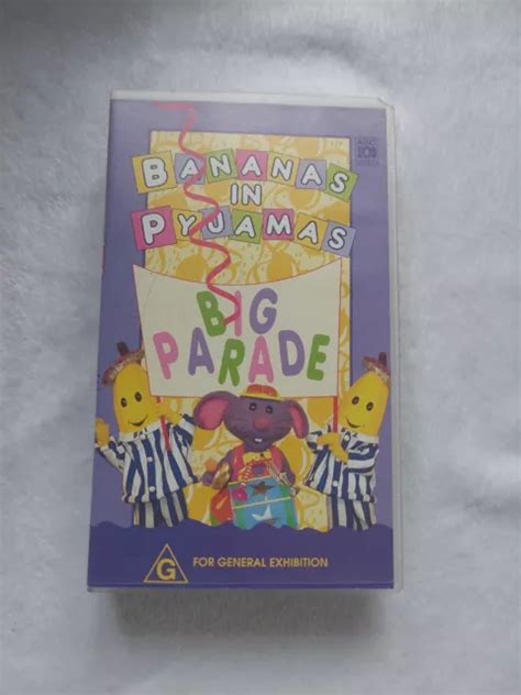 VINTAGE VHS BANANAS In Pyjamas Big Parade 1994 ABC VHS Video FREE