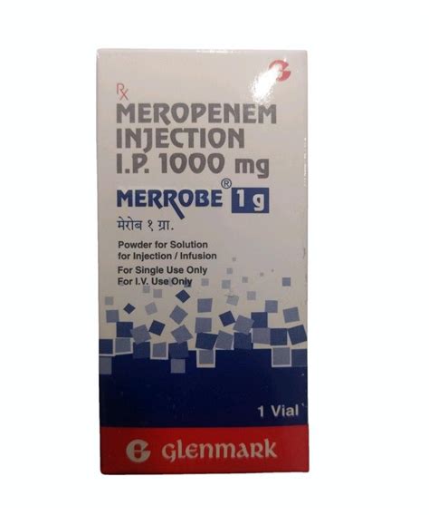 Meropenem Injection IP 1000 Mg Strength 1 Gm At Rs 951 Box In