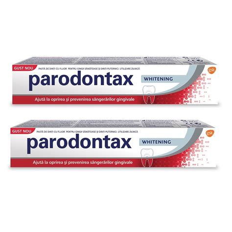 Pachet Pasta De Dinti Whitening Parodontax 75 Ml 75 Ml Gsk Farmacia