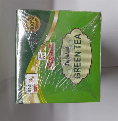 Herbal 100gm Sigma Twisted Green Tea Granules Packaging Type Box At