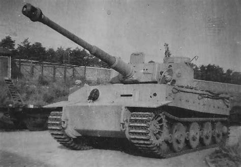 Panzer Vi Tiger Of Schwere Panzer Abteilung 506 Tank With Transport