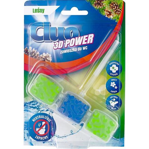 Cluo 3D Power kostka do WC zawieszka 45g Leśna Max Drogeria pl