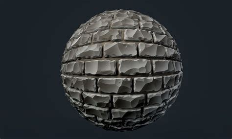 Stylized Brick Wall Seamless Pbr Texture Texture Cgtrader