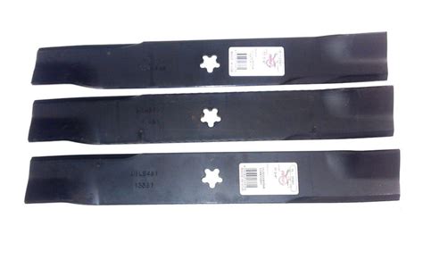 3PK 13361 5 Point Star Blades Compatible With Husqvarna 574870801