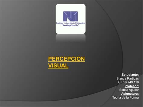 Percepcion Visual Carlos Riera