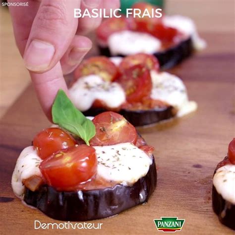 Recette Mini Pizzas D Aubergines Video Video Diy Food Recipes