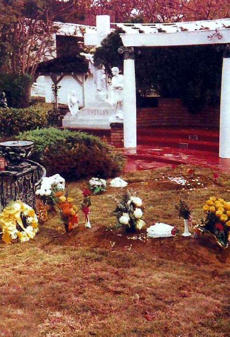 1977 This Is Elvis Final Resting Place At Graceland Where He 1st Stood