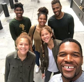 GMA's Michael Strahan's four children dispute famous dad's reputation - details | HELLO!