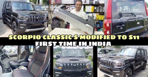 Mahindra Scorpio Classic Base Trim Modified To Top End S Trim