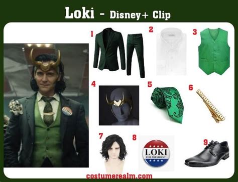 Dress Like Loki From Disney Clip Disney Loki Costume Halloween