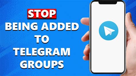 How To Stop People From Adding You In Random Telegram Groups Youtube