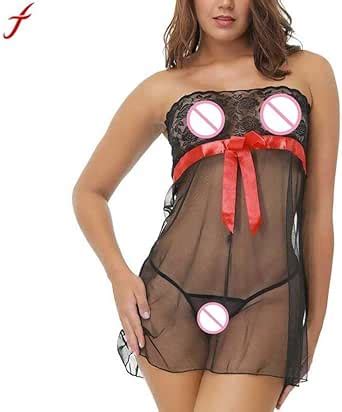 Amazon Jushye Sexy Lingerie Set Women Lace G String Sleepwear