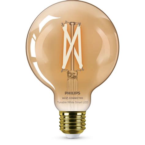 Lampadina Smart Filament Ambrata Dimmerabile Tunable E27 50W Globo