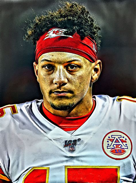 New Patrick Mahomes, Kansas City Chiefs, NFL, Limited Art Print, Signed ...