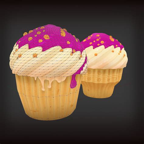 Cupcake Set 2 3d Model 17 Unknown Obj Free3d