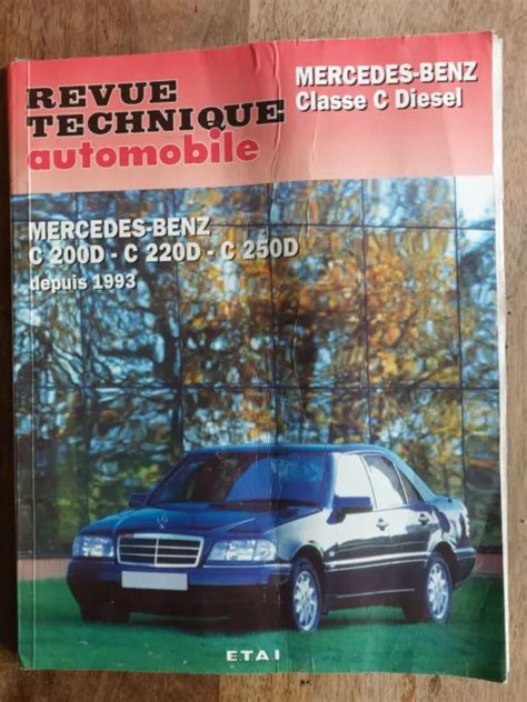 Revue Technique Automobile Mercedes Classe C Depuis Etai Eur