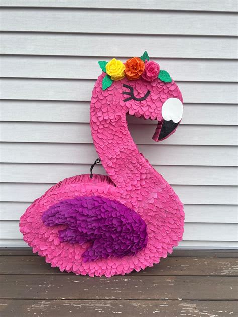 Pink Flamingo Custom Piñatas Etsy