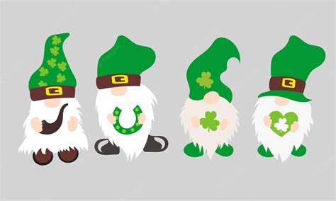 Premium Vector Vector Illustration Of St Patricks Day Gnomes Irish