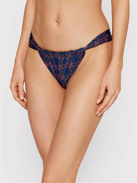 Guess Bikini Pezzo Sotto E Go Mc R Blu Scuro Modivo It