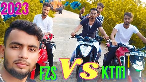 2023 KTM Duke 125 BS6 Vs Yamaha FZ S V3 BS6 Dragrace Highway