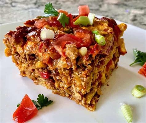 Easy Vegan Enchilada Casserole Kathys Vegan Kitchen