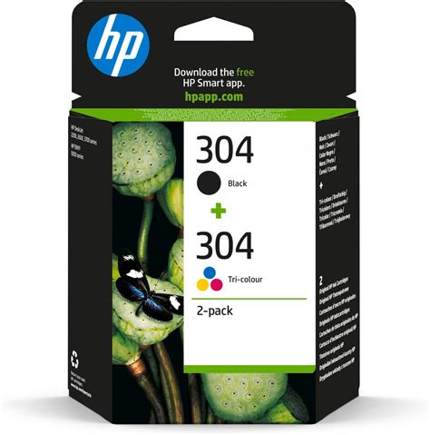 HP 304 3JB05AE Originele Multipack Printercartridges 1x Zwart 1x