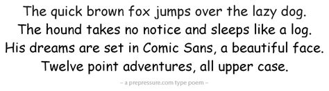 The Comic Sans font | 30 typefaces - their look, history & usage