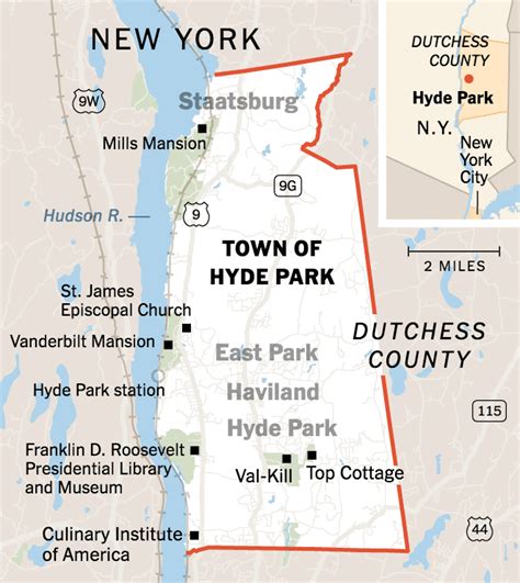 Hyde Park Ny Map - Agnese Latashia