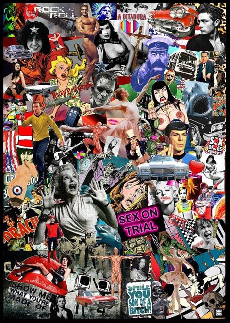 Rock And Roll Artworks Pop Art Collage 23 By Jash Etsy Uk Pop Art