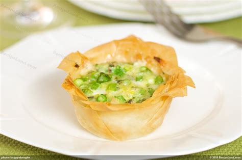 Savory Spring Phyllo Tarts Recipe