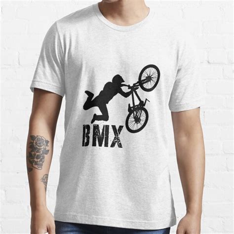 Stunt Bike Bmx T Shirt By Md1982 Redbubble Bmx T Shirts Bmx