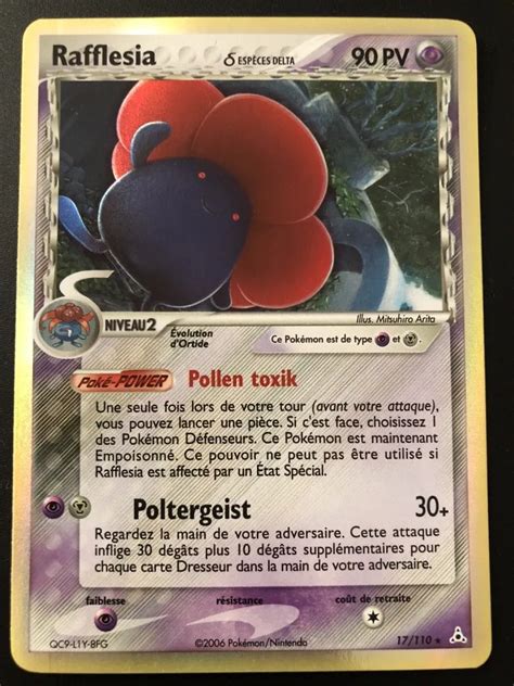 Rafflesia 17 110 EX Fantômes Holon carte Pokemon