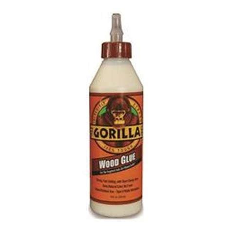 1pk Gorilla Glue Wood Glue 18 Oz Btl Coverage 27 Sq Ft 6205001