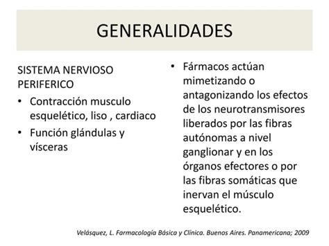 Farmacologia Del Snc Generalidades Ppt