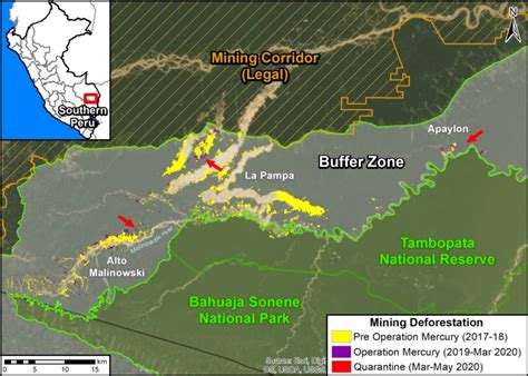 MAAP 121 Redução da Mineração Ilegal de Ouro na Amazônia Peruana MAAP