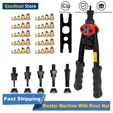 Riveter Machine Rivet Nut With Hand Threaded Rivet Nuts Gun Bt M M