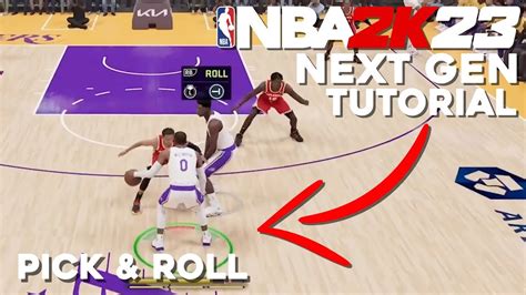 How To Pick And Roll In NBA 2K23 NBA 2K23 Next Gen Tutorial YouTube