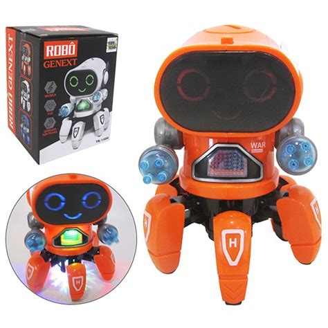 Robo Dan Arino Brinquedo Infantil Som Luz E Movimentos Shopee Brasil