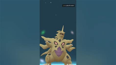 Shiny Mega Tyranitar Raid And Evolution Pokemon Go Youtube