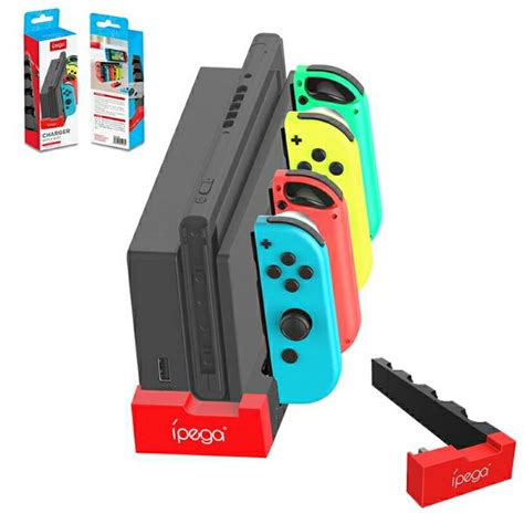 NINTENDO SWITCH NS JOY-CON CHARGER JOY CON CHARGER WITH 4 CHARGING ...