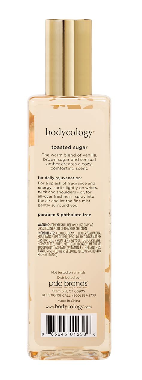 Bodycology Toasted Sugar Body Spray For Women 8 Oz