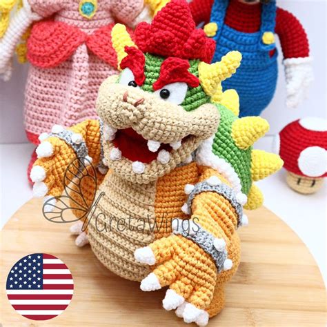 Amigurumis Bowser Amigurumis Pattern Digital Download Etsy