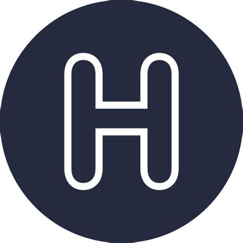 Letter H Generic Glyph Icon