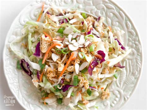 Asian Coleslaw Recipe Granny S In The Kitchen