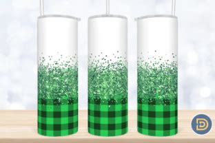 Glitter Buffalo Plaid Oz Tumbler Png Graphic By Drizzle Designs