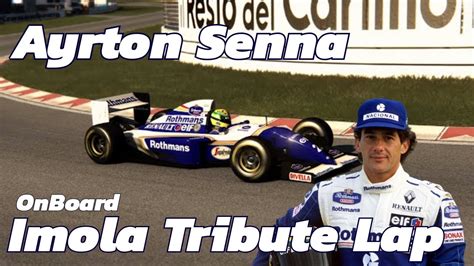 Ayrton Senna Imola Tribute Lap Assetto Corsa YouTube