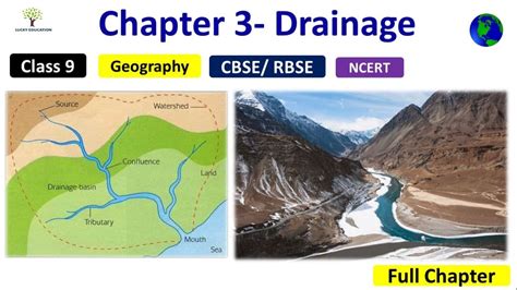 Chapter 3 Drainage Class 9 Geography Ncert Full Chapter Youtube